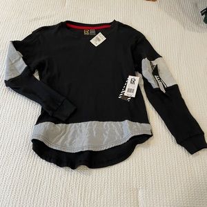 NWT Kids boys black long sleeved t-shirt size 14/16